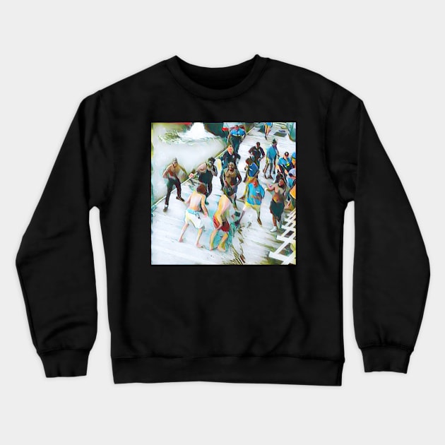 Tomfoolery In Montgomery Crewneck Sweatshirt by Baja